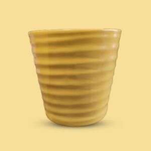 Garden Pots Mustered Yellow