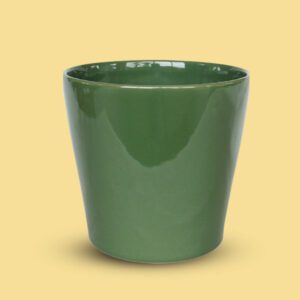 Garden Pots Plain Green