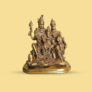 Shiva Parivar Brass Idol