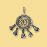 Shubh Laabh Brass Hanging Stone Finish